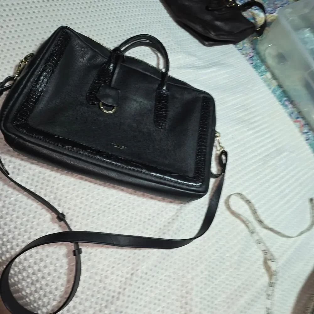 RADLEY LONDON XL BLACK ACADEMIA WAY LAPTOP CROSSBODY BAG